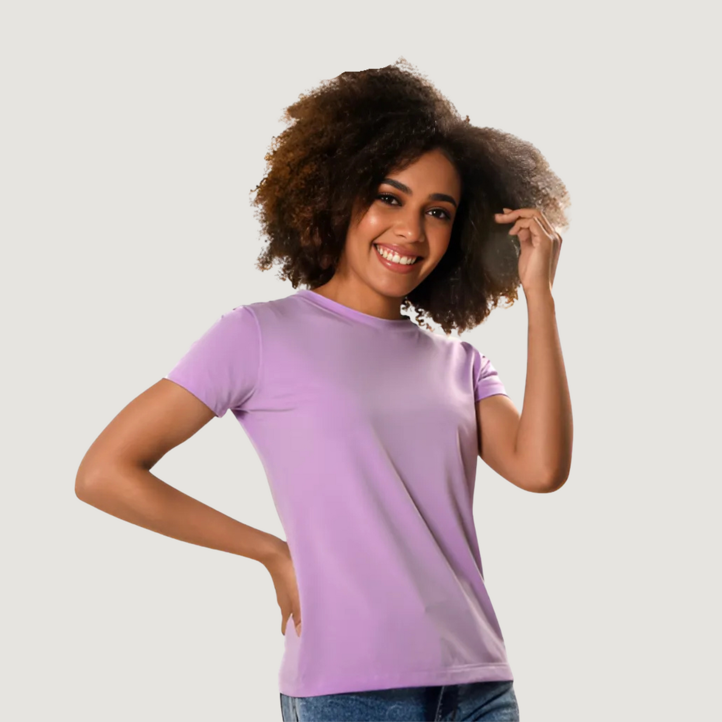 Relaxed Fit Stretch Cotton Tee