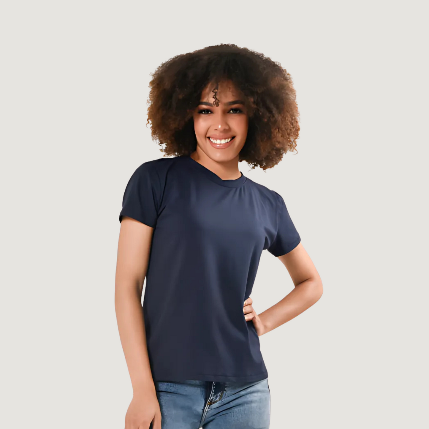 Relaxed Fit Stretch Cotton Tee