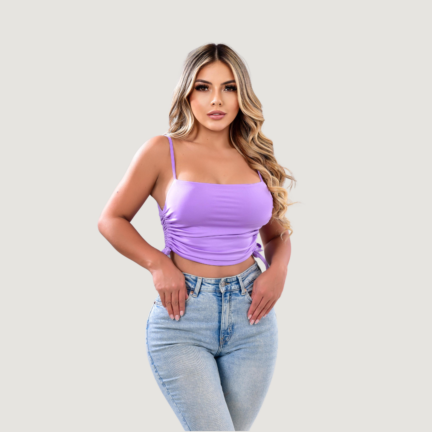 Camisole Top - Adjustable Ties - Front Lining
