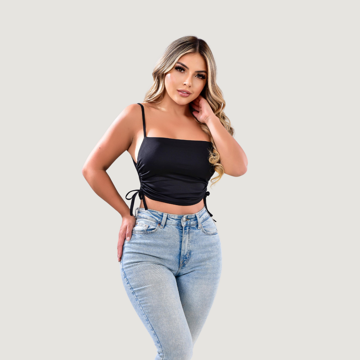 Camisole Top - Adjustable Ties - Front Lining