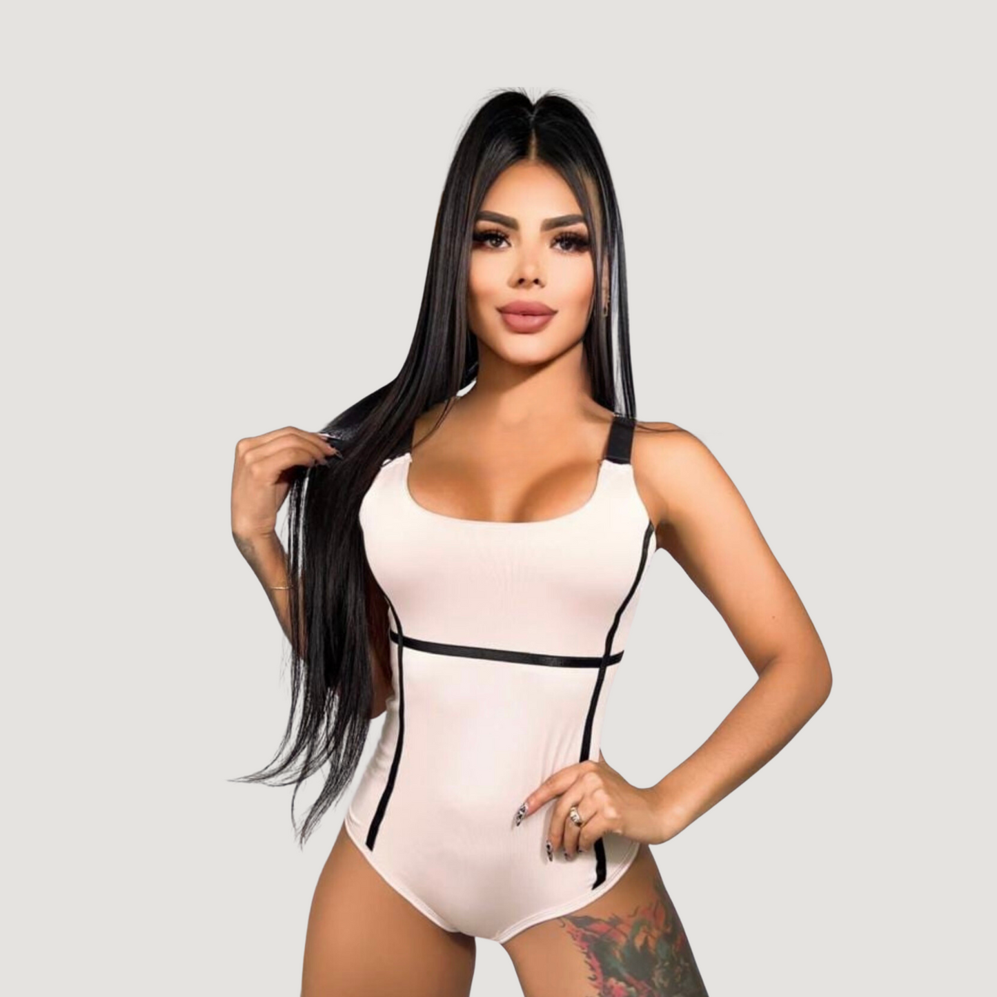 Women's Bodysuit - Adjustable Straps - Saida Fashion 