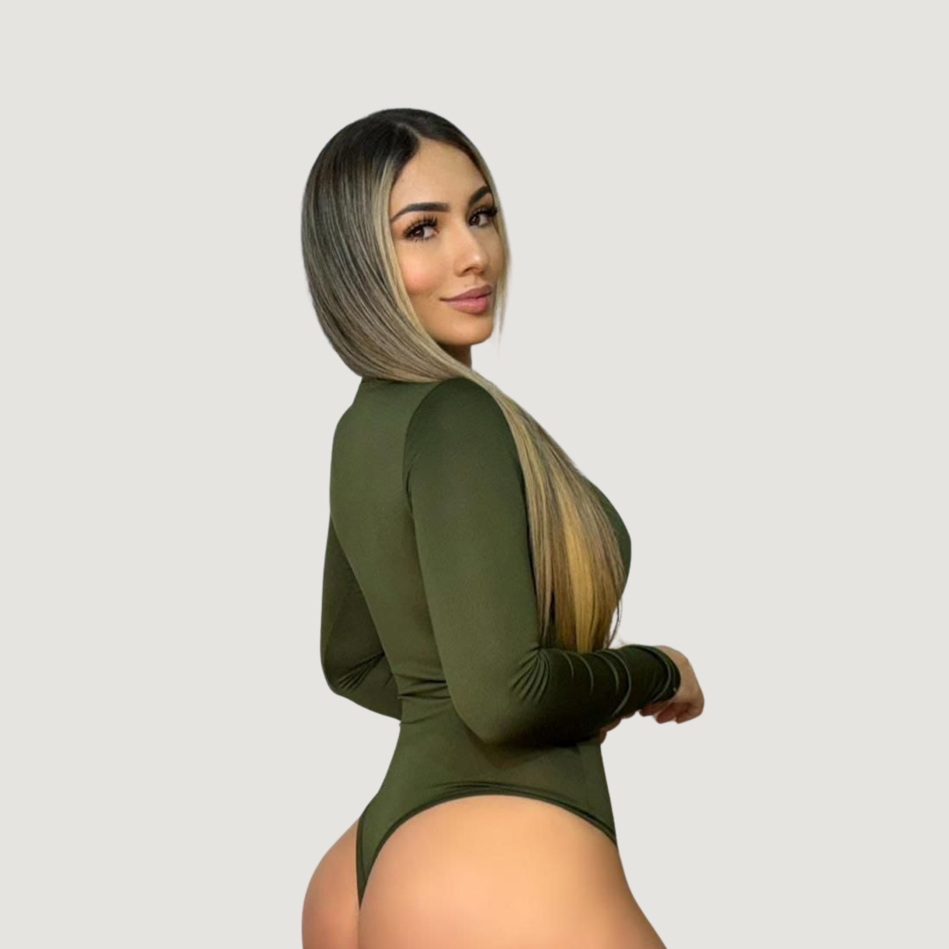 Long Sleeve Bodysuit - Essential Bodysuit - Saida Fashion 