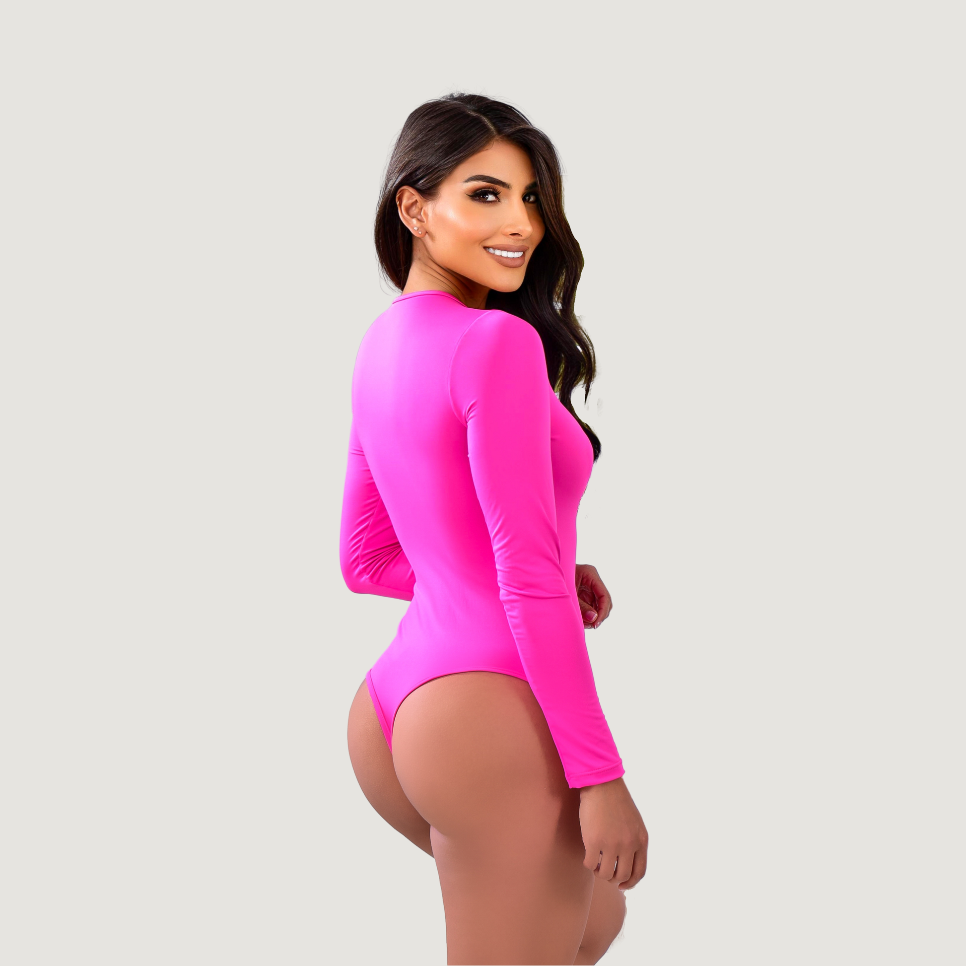 Long Sleeve Bodysuit - Essential Bodysuit - Saida Fashion 