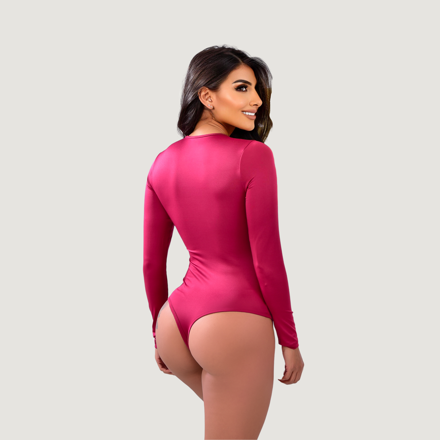 Long Sleeve Bodysuit - Essential Bodysuit - Saida Fashion 