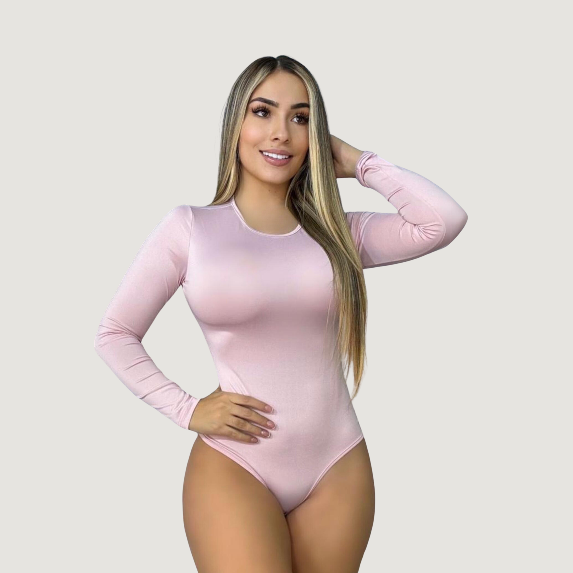 Long Sleeve Bodysuit - Essential Bodysuit - Saida Fashion 