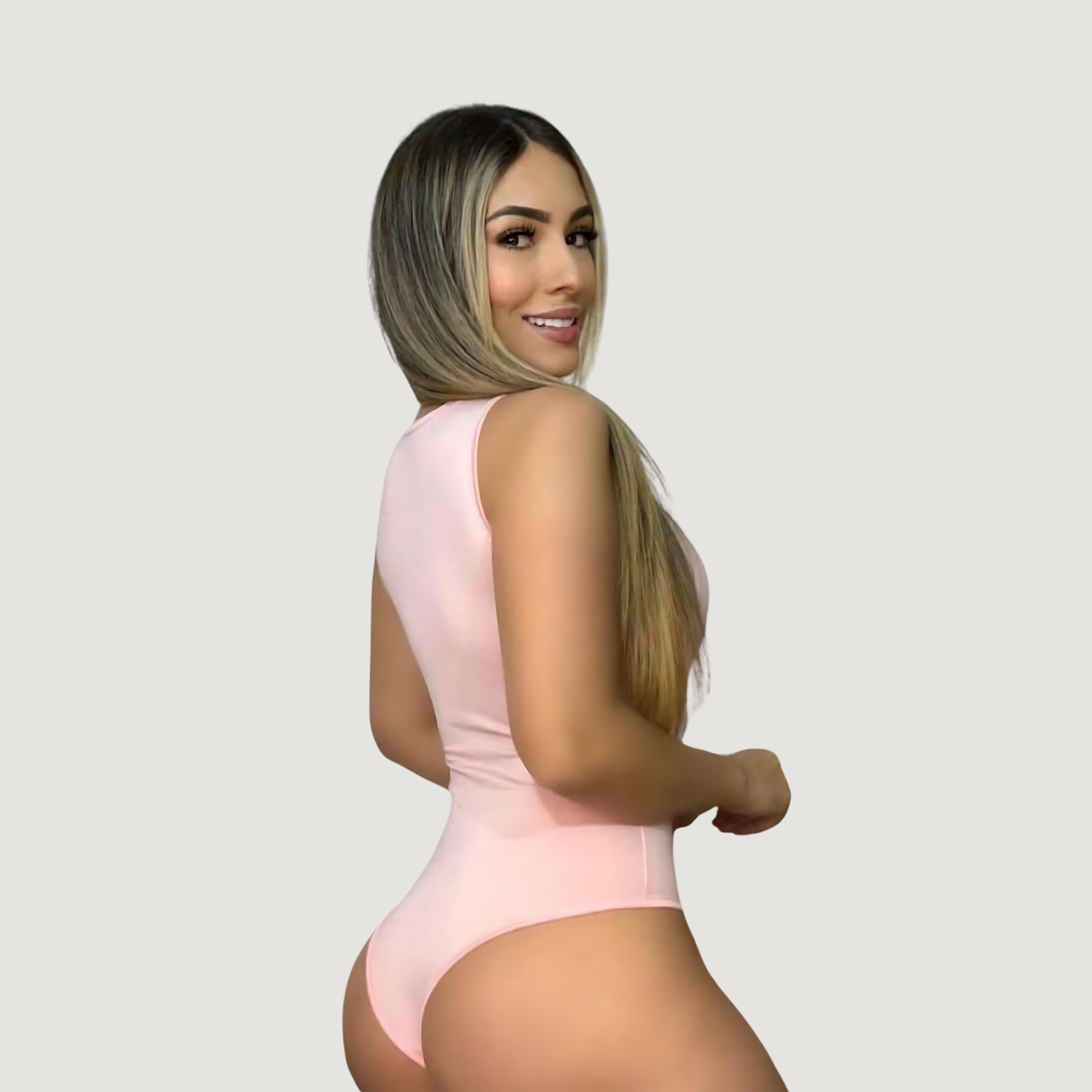 Thong Bodysuit - Spandex Comfort Fit - Saida Fashion 
