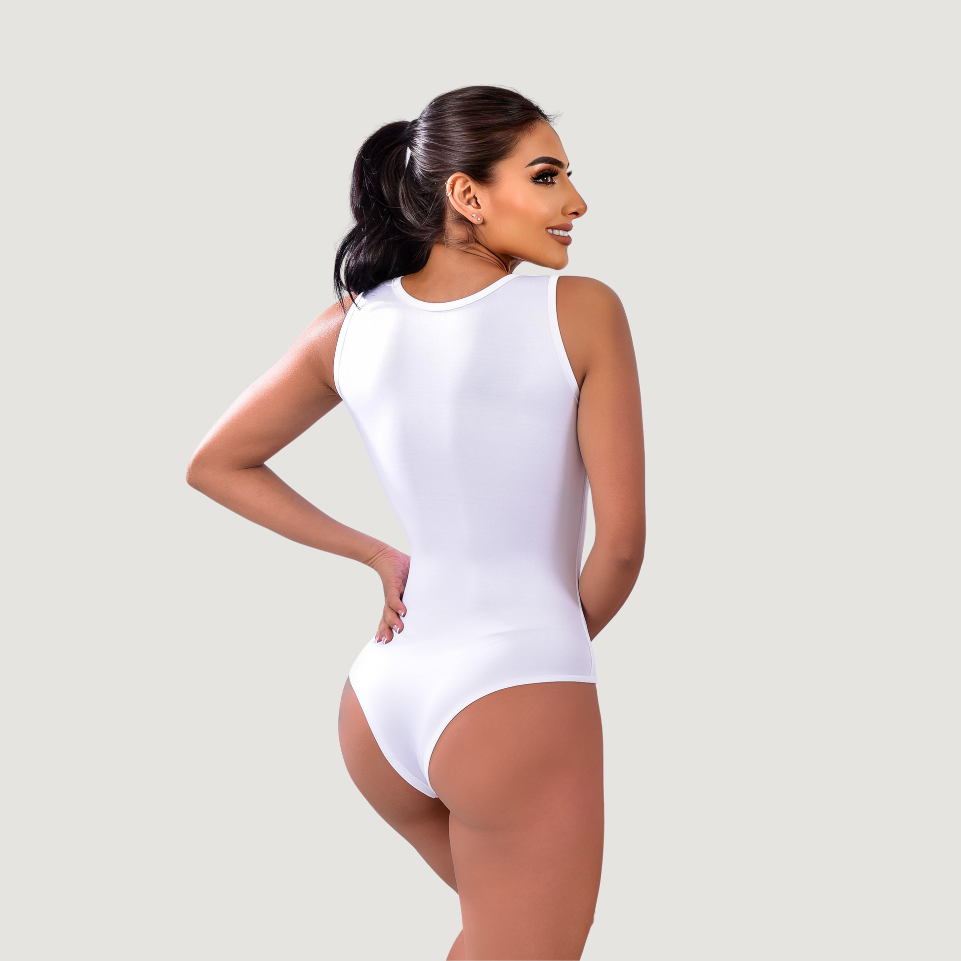Thong Bodysuit - Spandex Comfort Fit - Saida Fashion 