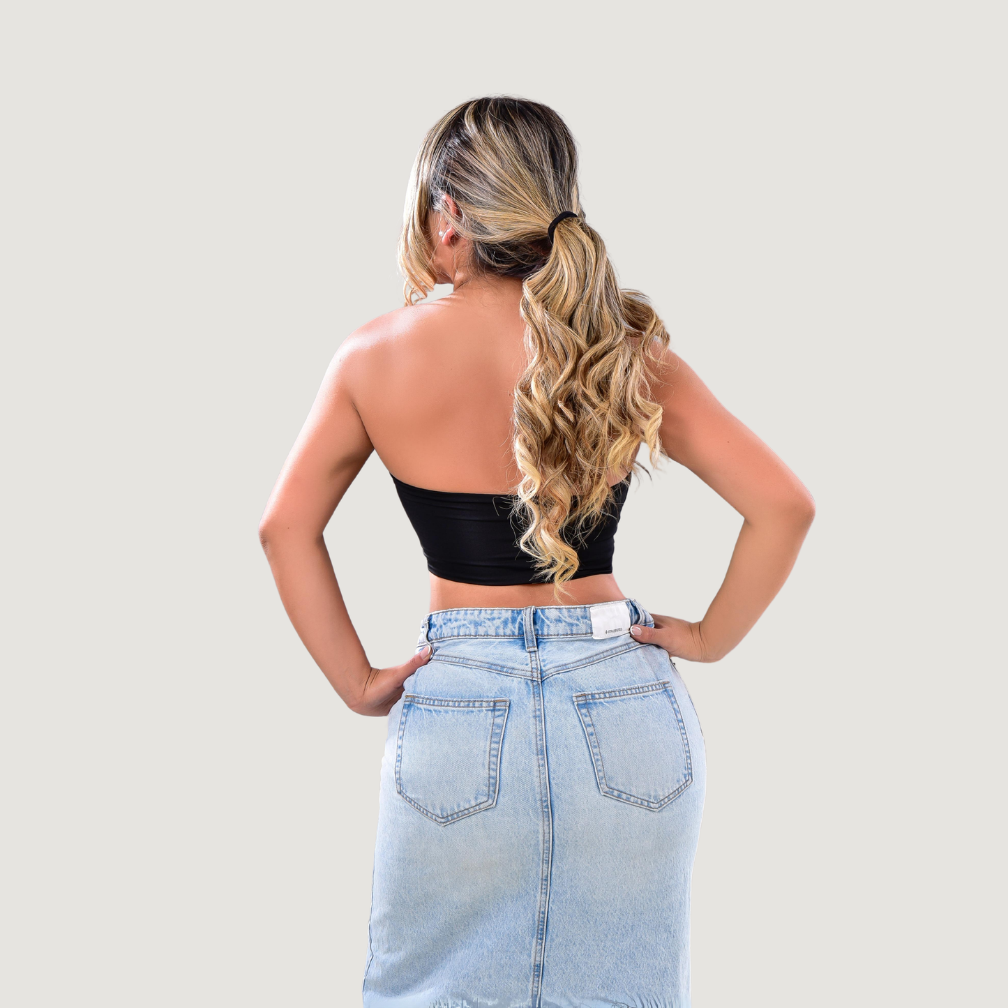 Top Bandeau - Forro completo - Tejido elástico