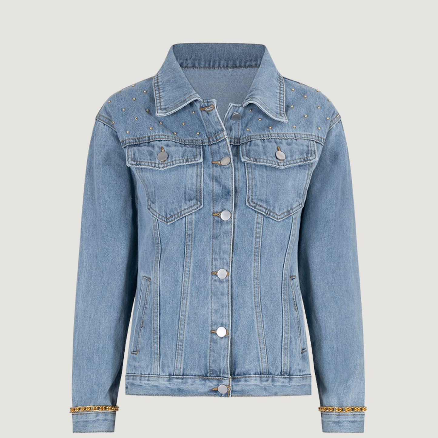 Unique Statement Denim Jacket