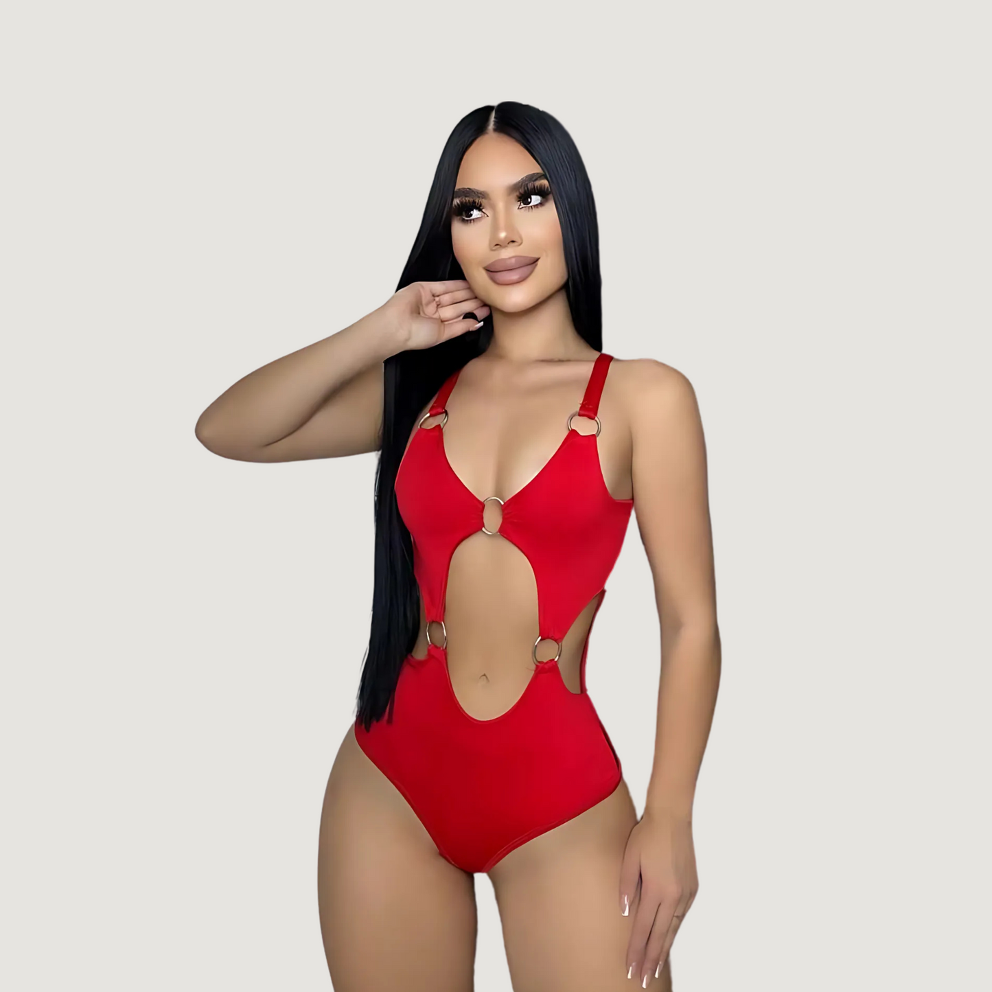 Fashion-Forward Cut-Out Bodysuit