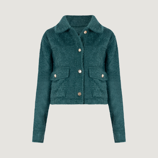 Bonitas chaquetas de invierno con bolsillos delanteros