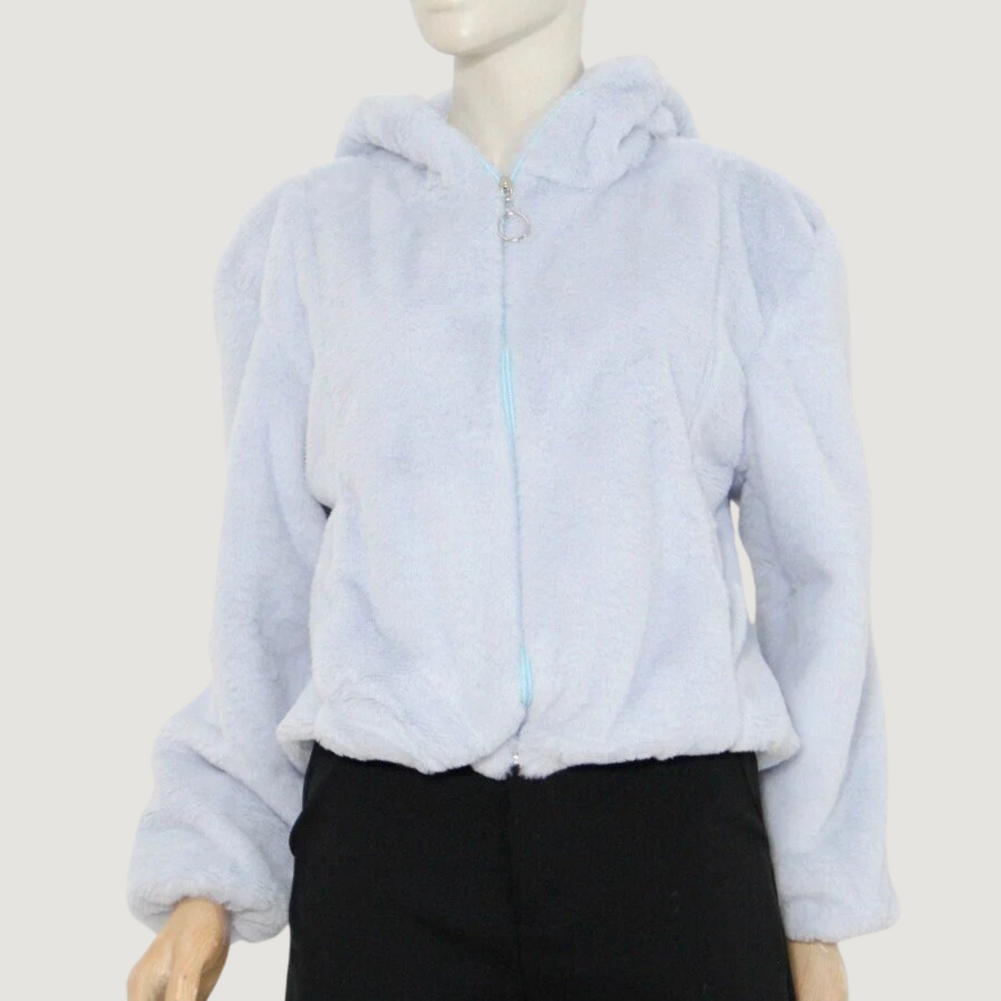 Chaqueta polar con capucha acogedora