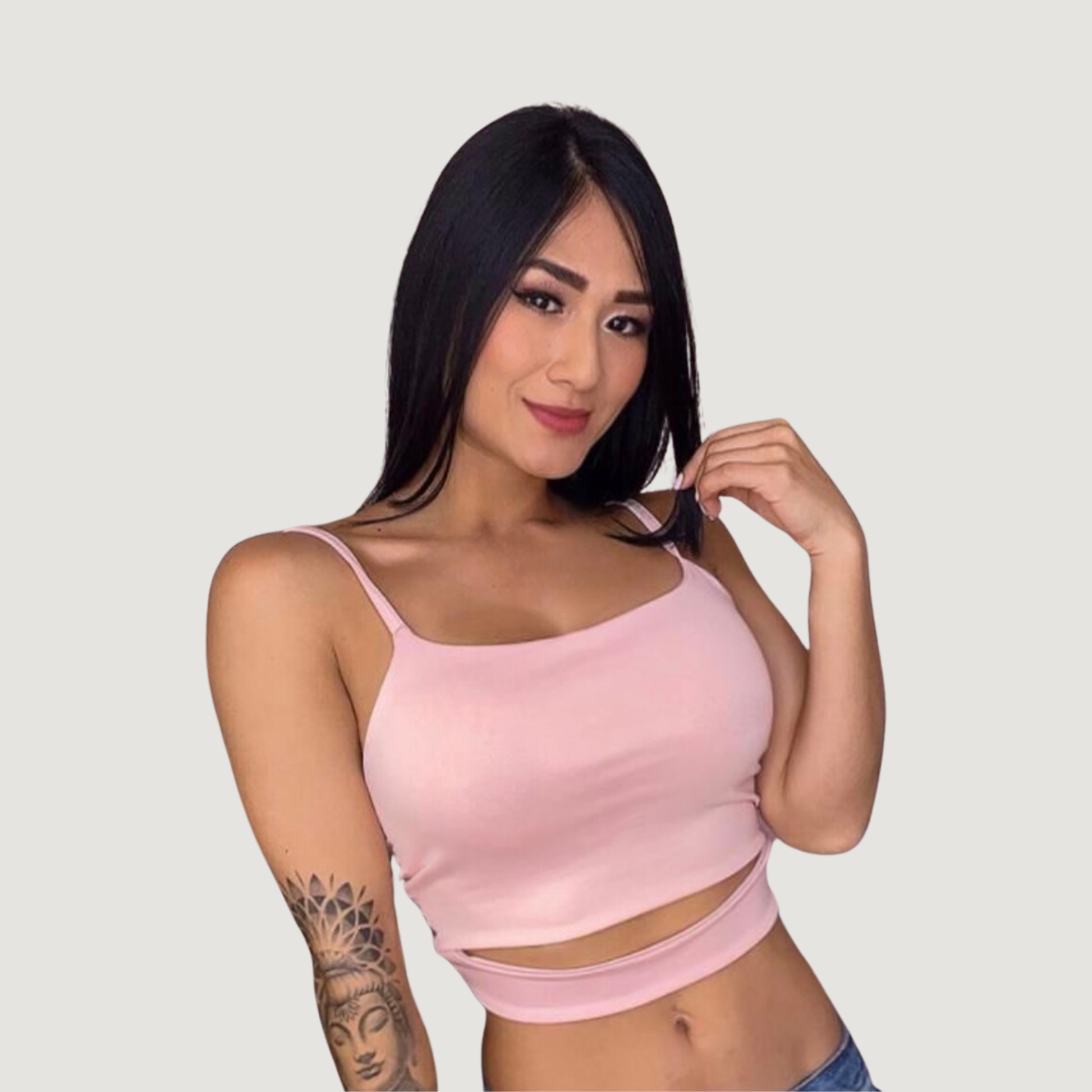 Cute crop tops - front lining - Saida Fashion 