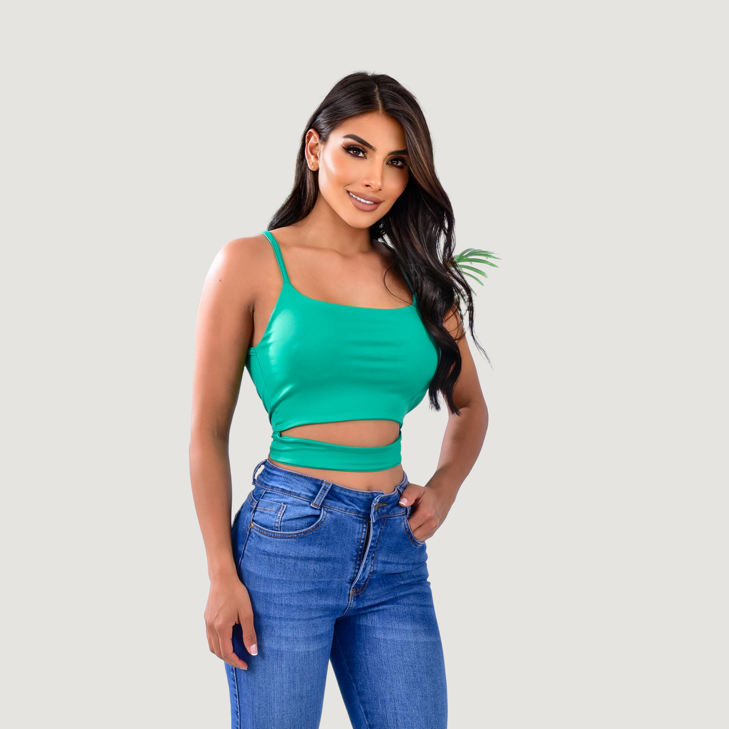 Cute crop tops - front lining - Saida Fashion 