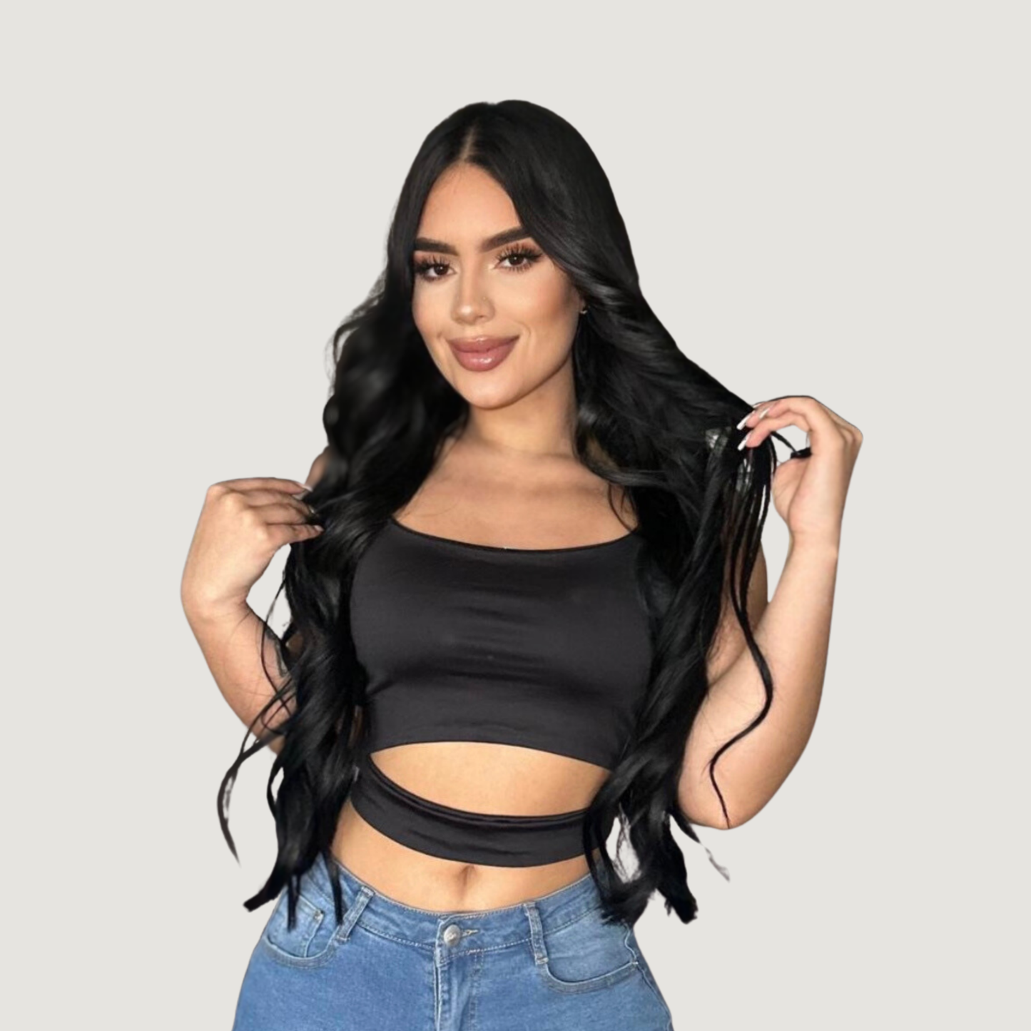 Cute crop tops - front lining - Saida Fashion 