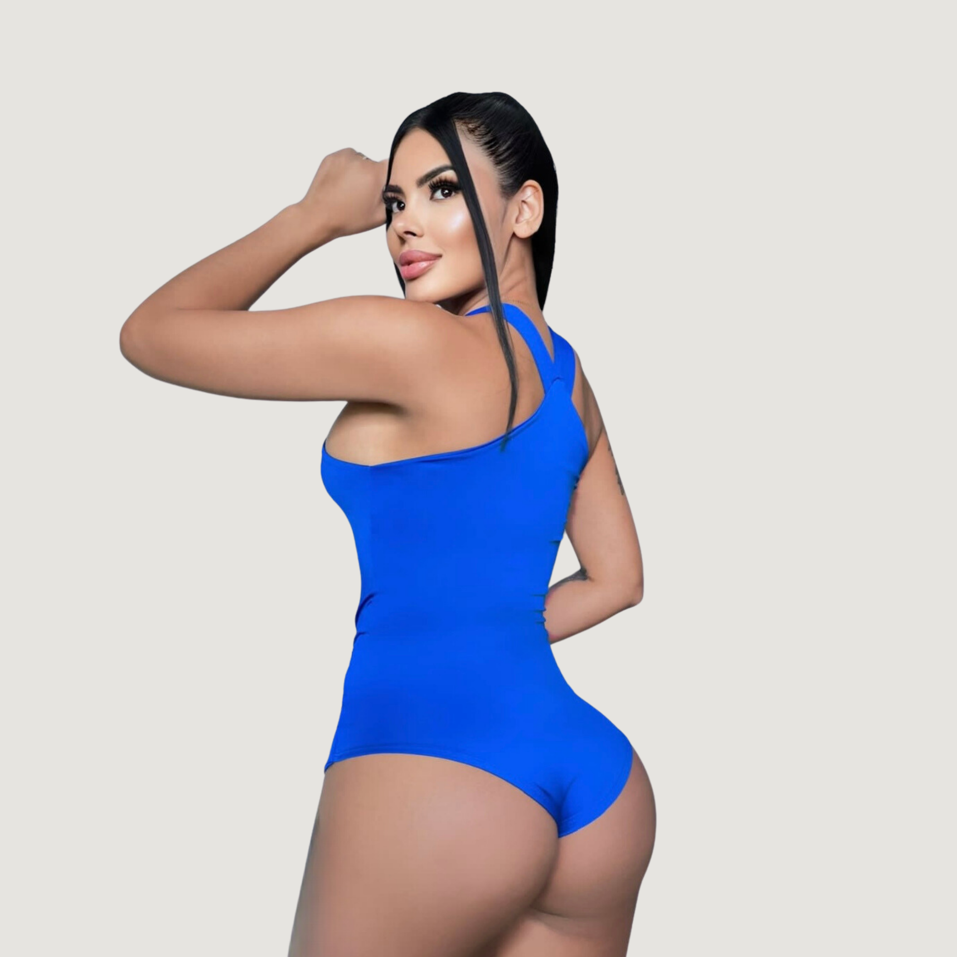 Spandex Bodysuit - Sexy Halter Style - Saida Fashion 