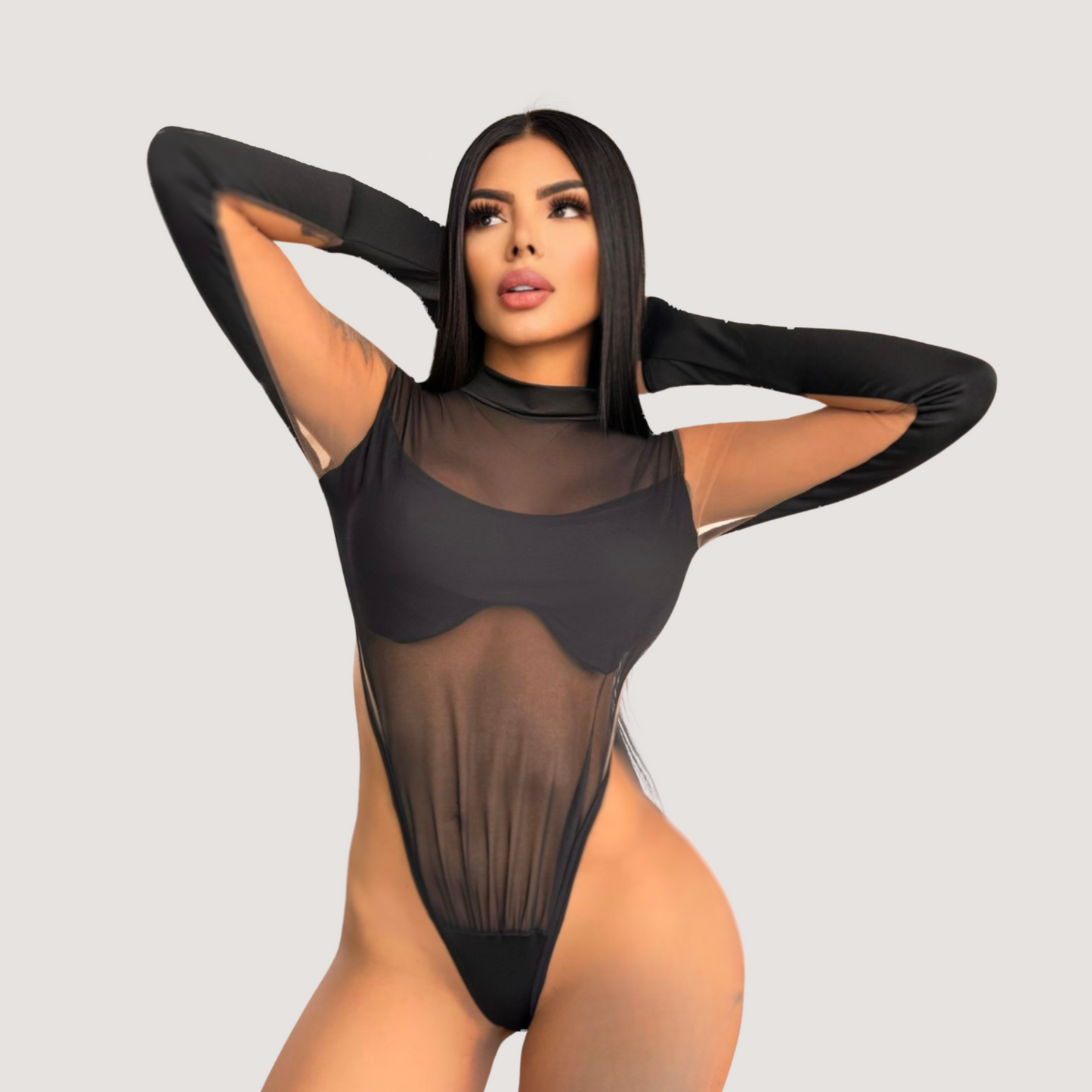 Sexy Bodysuit - Long Sleeve Fit - Saida Fashion 