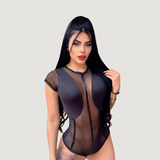 See-Through Thong Bodysuit