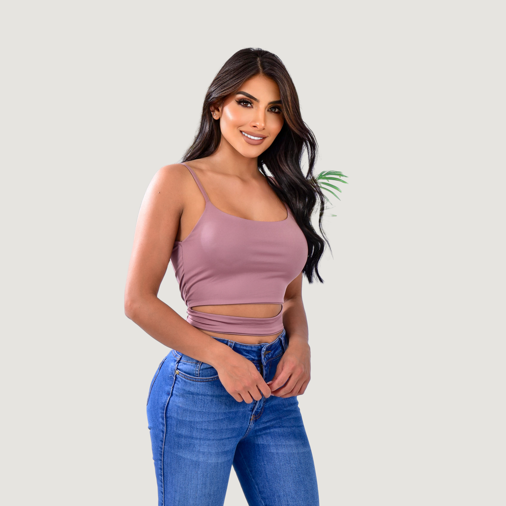 Cute crop tops - front lining - Saida Fashion 