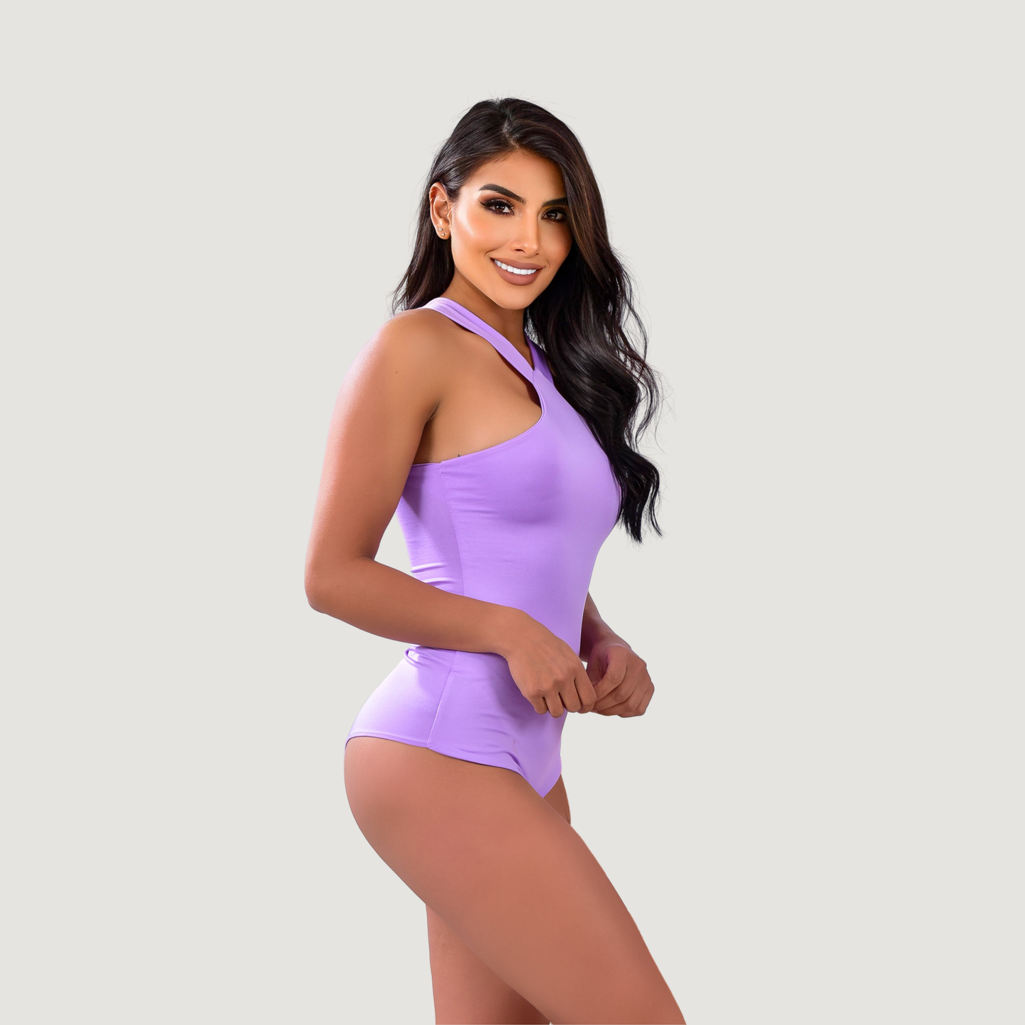 Spandex Bodysuit - Sexy Halter Style - Saida Fashion 