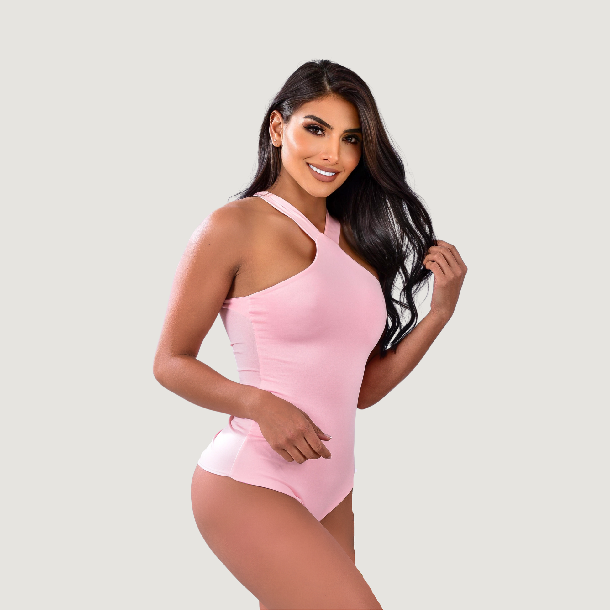 Spandex Bodysuit - Sexy Halter Style - Saida Fashion 