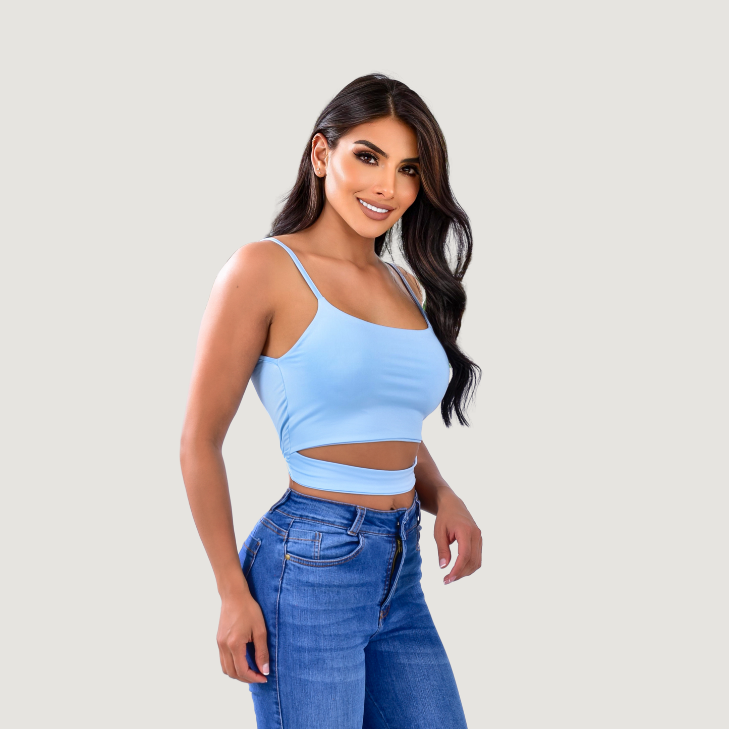 Cute crop tops - front lining - Saida Fashion 