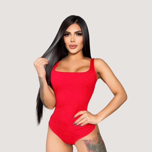 Essential Bodysuit - Wide Strap Style - Saida Fashion 